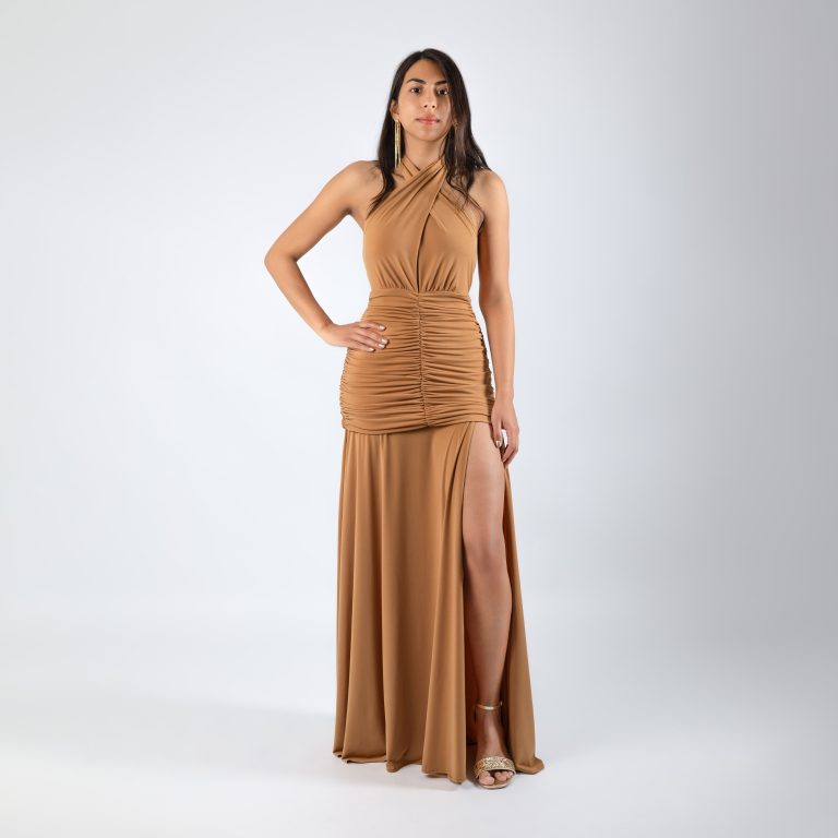 Vestido Jade Color Camel