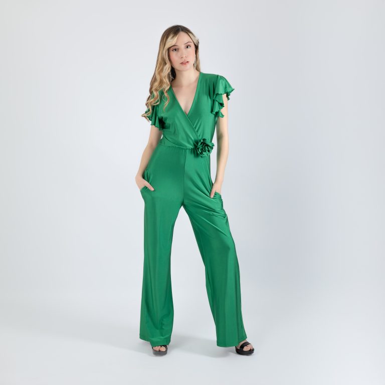 Enterito Elegante floral Color Verde