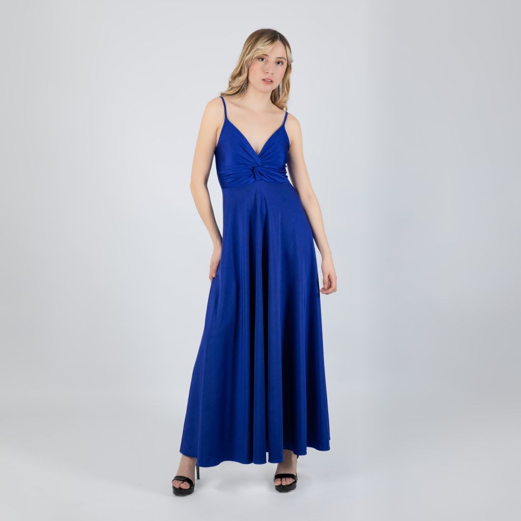 Vestido Jacinta Color Azul Rey
